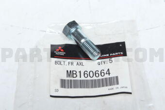 MB160664 BOLT,FR AXLE SHAFT