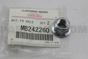 MB242260 NUT,FR AXLE CROSSMEMBER