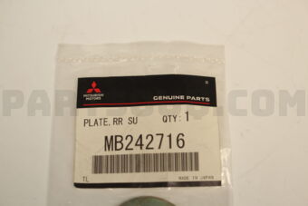 MB242716 Mitsubishi PLATE,RR SUSP LWR AR