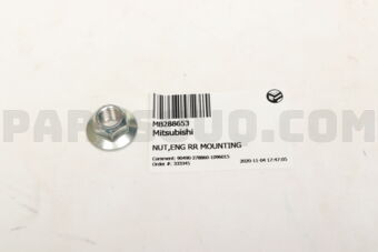 MB288653 NUT,ENG RR MOUNTING