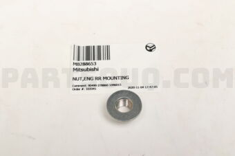 MB288653 NUT,ENG RR MOUNTING