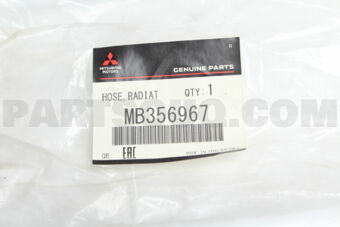MB356967 HOSE,RADIATOR,LWR