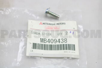 MB409438 SCREW,STEERING COLUMN COVE