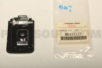 MB421137 Mitsubishi GARN,RR DOOR CTR RAIL,LH