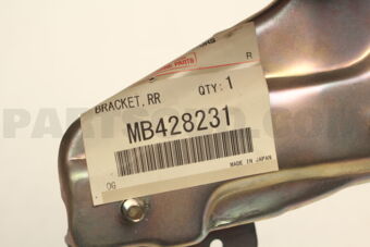 MB428231 Mitsubishi BRACKET,RR BUMPER SIDE,LH