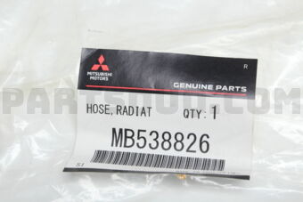 MB538826 HOSE,RADIATOR,LWR