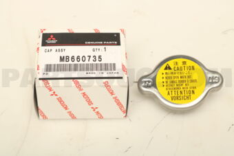 MB660735 CAP,RADIATOR