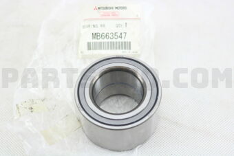 MB663547 BEARING,RR WHEEL HUB