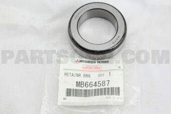 MB664587 RETAINER,RR AXLE BRG,INR