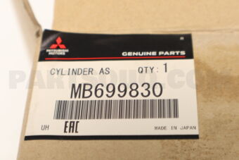 MB699830 CYLINDER ASSY,BRAKE MASTER