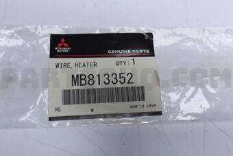 MB813352 Mitsubishi WIRE,HEATER CONTROL EQU