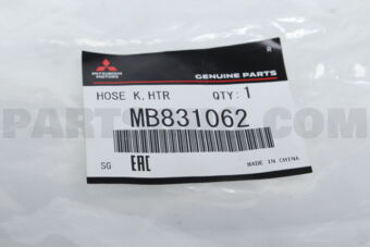 MB831062 HOSE KIT,HEATER WATE