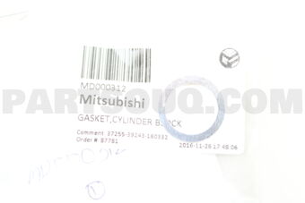 MD000312 GASKET,CYLINDER BLOCK