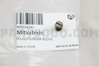 MD014241 PLUG,CYLINDER BLOCK