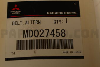 MD027458 Mitsubishi BELT,ALTERNATOR&amp; OTHERS
