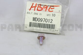 MD097012 BOLT,ENG OIL PAN
