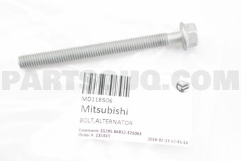 MD118506 BOLT,ALTERNATOR