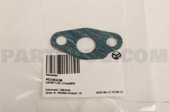 MD183238 GASKET,OIL STRAINER