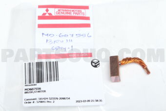 MD607556 BRUSH,STARTER