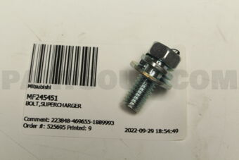 MF245451 BOLT,SUPERCHARGER
