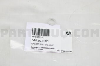 MF660032 GASKET,ENG OIL LINE