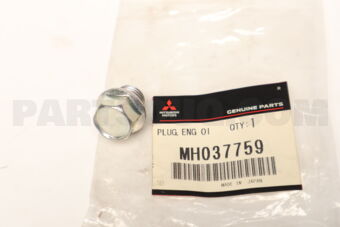 MH037759 Mitsubishi PLUG,ENG OIL PAN