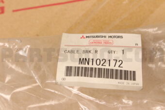 MN102172 CABLE,PARKING BRAKE,RR RH