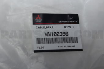 MN102396 CABLE,PARKING BRAKE,RR LH
