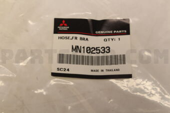 MN102533 Mitsubishi HOSE,FR BRAKE,LH