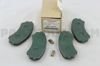 MN116445 PAD SET,FR BRAKE
