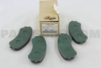 MN116445 PAD SET,FR BRAKE