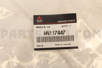 MN117447 Mitsubishi MUD GUARD,FR LH