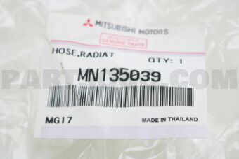 MN135039 HOSE,RADIATOR,UPR