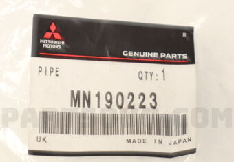 MN190223 Mitsubishi HOSE,W/SHLD WSHR TANK FLR