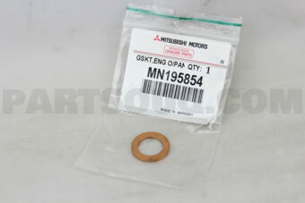 MN195854 GSKT,ENG O/PAN DRAIN