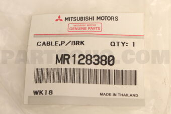 MR128380 CABLE,PARKING BRAKE,FR