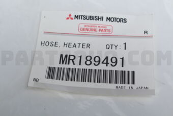 MR189491 HOSE,HEATER PIPING
