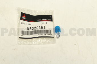 MR320391 BULB,INST PANEL METER