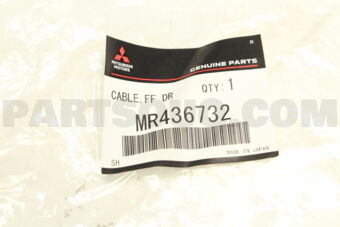 MR436732 CABLE,F/FLR LID LOCK RLSE