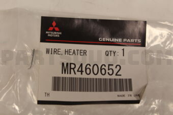 MR460652 Mitsubishi WIRE,HEATER CONTROL EQUIP