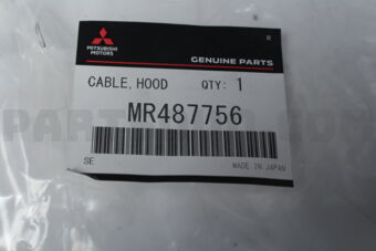 MR487756 CABLE,HOOD LOCK RELEASE