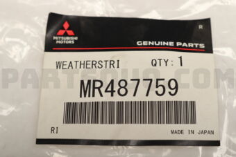 MR487759 WEATHERSTRIP,HOOD,RR