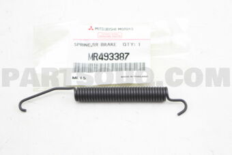 MR493387 SPRING,RR B/SHOE TO SHOE