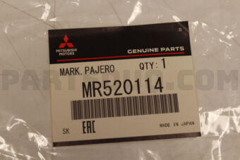MR520114 MARK,PAJERO