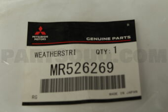 MR526269 WEATHERSTRIP,TRUNK L
