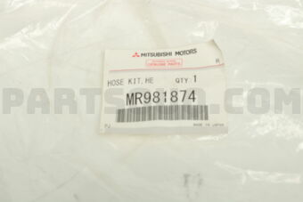 MR981874 HOSE KIT,HEATER WATER
