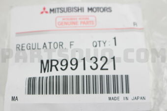 MR991321 REGULATOR,FR DOOR WDO,LH