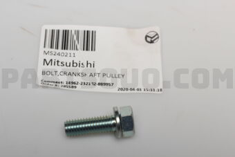 MS240211 BOLT,CRANKSHAFT PULLEY