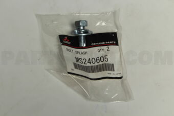 MS240605 BOLT,SPLASH SHIELD