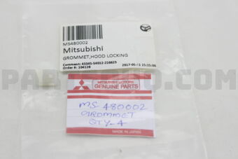 MS480002 Mitsubishi GROMMET,HOOD LOCKING